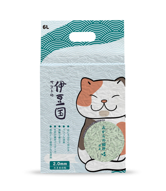 IZU 伊豆國: 伊豆國豆腐貓砂綠茶味 - 6L