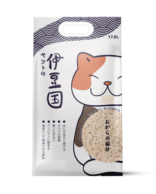 IZU 伊豆國: 豆腐貓砂原味 - 17.5L