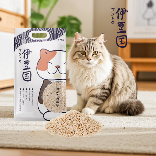 IZU 伊豆國: 豆腐貓砂原味 - 17.5L