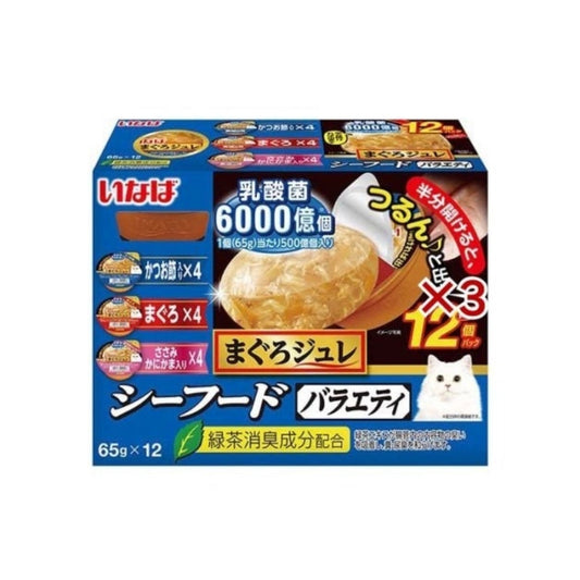 CIAO:乳酸菌魚凍海鮮味味65gx12