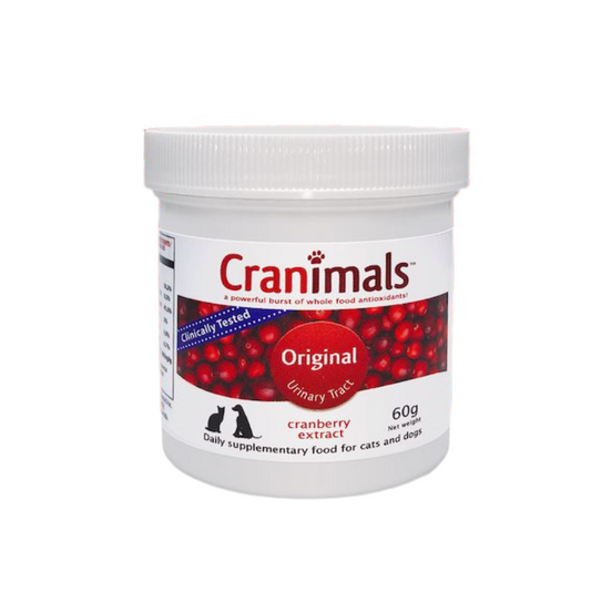 Cranimals: Original Cat and Dog Urinary System Cranberry Powder 60g