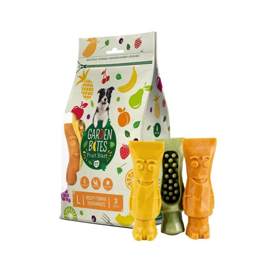 Garden Bites:水果味無穀潔齒棒L-13.5cm-3pcs