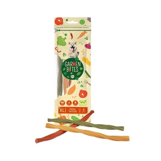 Garden Bites:蔬菜無穀旋風潔齒棒XL-25cm-3pcs