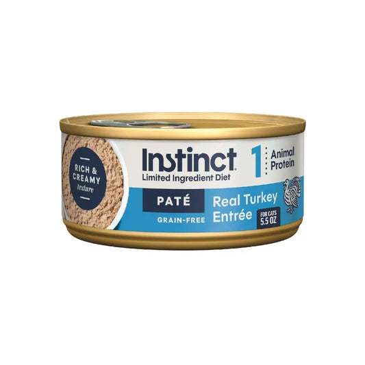 Instinct 天然百利:單一低敏火雞成貓主食罐 -5.5oz