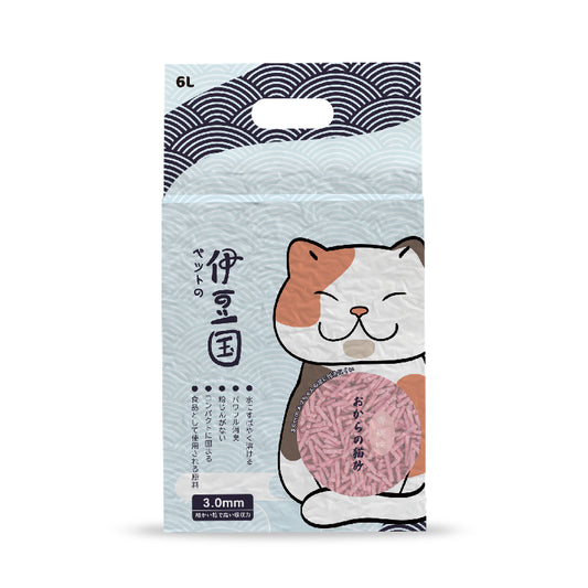 IZU 伊豆國- 天然豆腐貓砂香桃味 - 6L