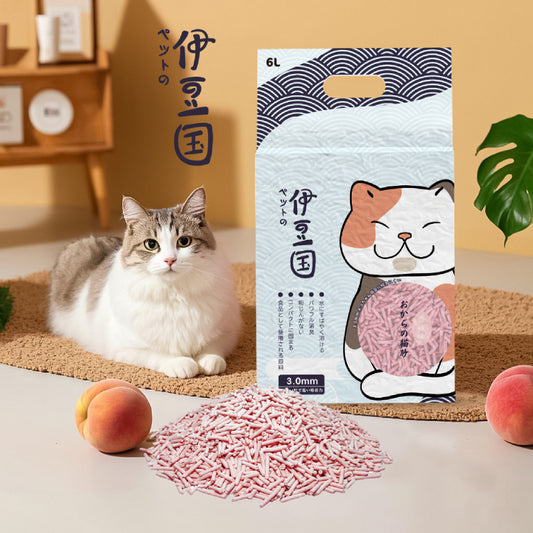 IZU 伊豆國- 天然豆腐貓砂香桃味 - 6L