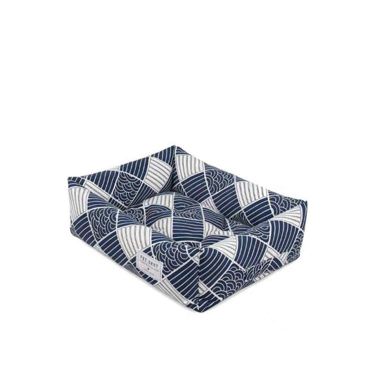 LEMMIKKI: 復古格子可拆洗寵物床窩50*40cm