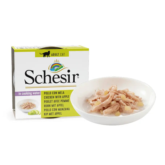 Schesir: Wet Original Fruit-Boiled Chicken and Apple Cat Food - 75g