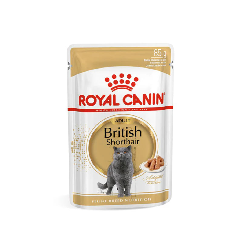 詩「糧」 Royal Canin 法國皇家: 1歲以上英國短毛貓濕糧-85g – Q-PETS