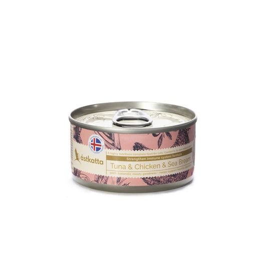 Astkatta: Bonito, Chicken, and Sea Bream Immune-Boosting Main Meal Recipe - 80g