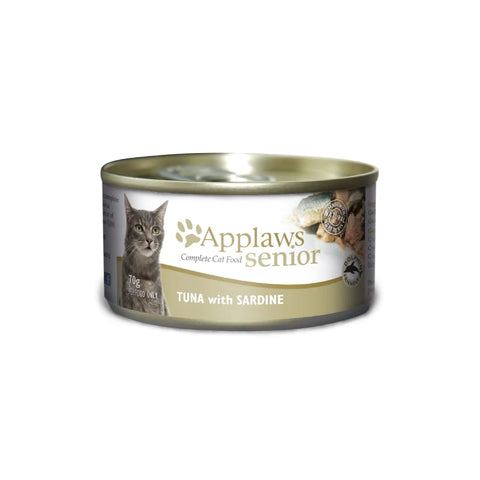 Applaws 愛普士：高齡吞拿魚沙丁魚貓罐|Applaws - Aged Tuna Sardine Cat Can