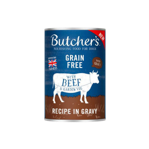 Butcher's : 成犬無穀雞肉牛肉肉汁主食罐