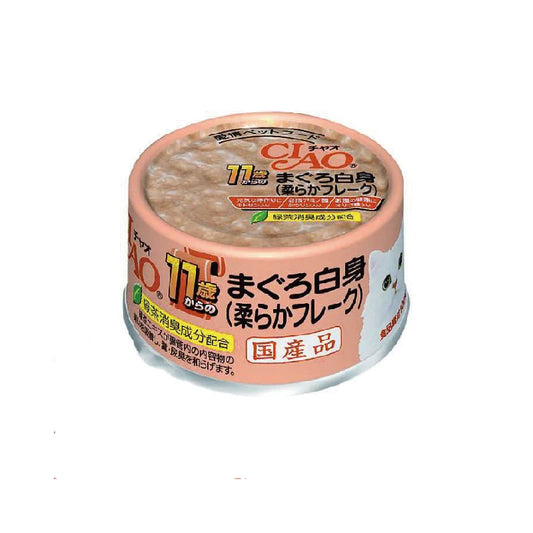 Ciao 伊納寶:11歲老貓 - 鮪魚慕絲|CIAO - 11 Year Old Cat-Tuna Mousse