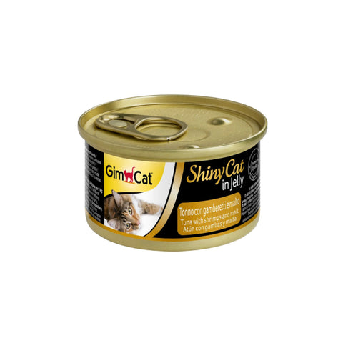 Gimcat 竣寶 : 天然吞拿魚蝦肉麥芽貓罐頭