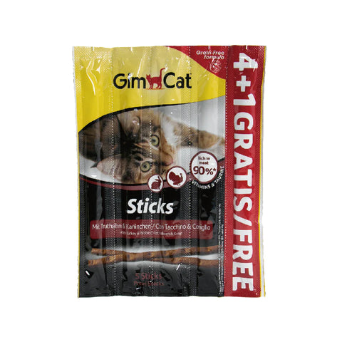 Gimcat 竣寶 : 無穀物火雞兔肉條支裝|Gimcat - Grain Free Turkey And Rabbit Strips
