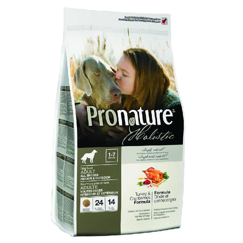 Pronature Holistic 楓趣盛宴：火雞紅莓果成犬全能配方糧|Pronature Holistic - Turkey Cranberry Adult Allround Formula