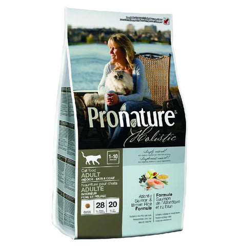 Pronature Holistic 楓趣盛宴：大西洋三文魚糙米全能成貓糧|Pronature Holistic - Atlantic Salmon Brown Rice All Purpose Cat Food