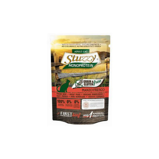 Stuzzy: Grain-Free Beef Adult Cat Meal Pack
