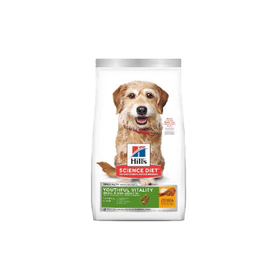 Hills Canine Adult 7 Senior Vitality Small Mini Chicken Rice Dog Q PETS