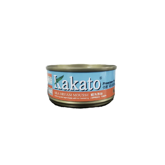 Kakato: Sea Bream Mousse Cat and Dog Food (Canned)