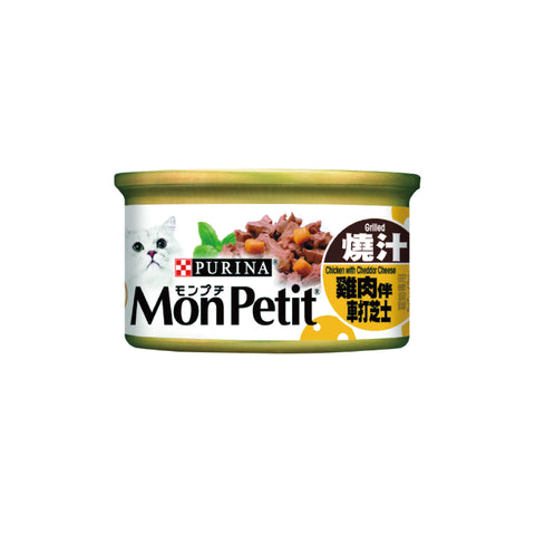 Mon Petit 貓倍麗 : 至尊燒汁雞肉伴芝士貓罐頭