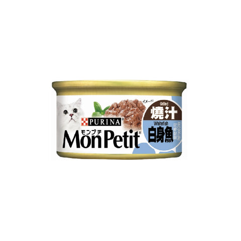 Mon Petit 貓倍麗 : 至尊精選燒汁白身魚貓罐頭