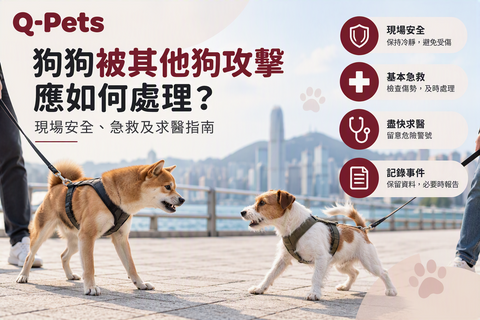 狗狗遭受其他狗隻攻擊時的現場安全、急救及求醫指南