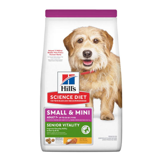 Hills: Hills Small Dog &amp; Senior 7+ Vitality Boosting Formula 3.5lb（10770）