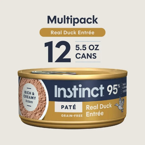 Instinct 天然百利：無穀物鴨肉成貓主食罐 -5.5oz