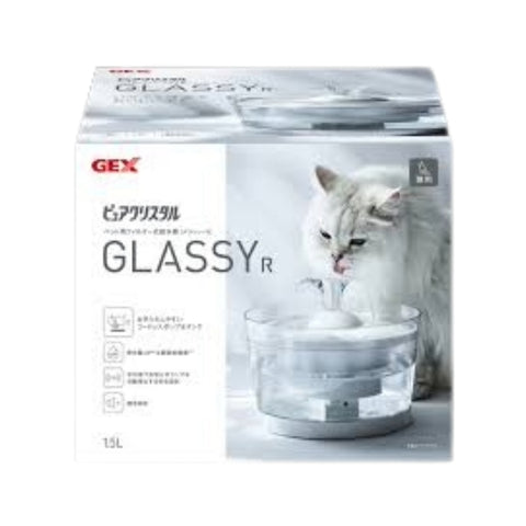 GEX：二代貓用靜音透明飲水機1.5L