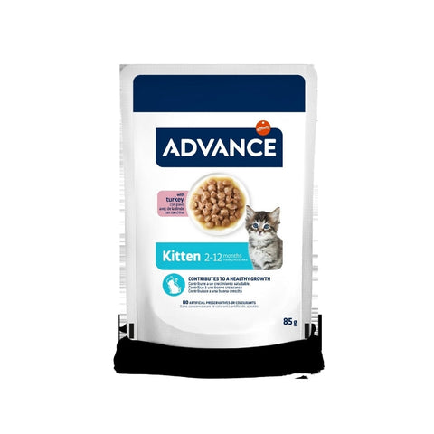 Advance 愛旺斯 日常幼貓濕糧 火雞味 85g - 火雞肉單蛋白易消化，小包裝一次完食，適合離乳至12個月幼貓日常主食