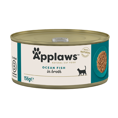 Applaws 愛普士: 海魚飯貓罐頭 -156g(新舊包裝隨機發出)