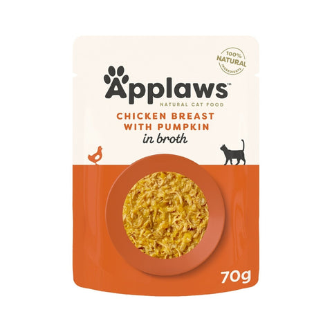 Applaws 愛普士：雞胸肉南瓜貓湯包-70g