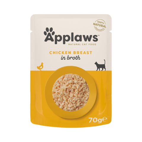 Applaws 愛普士：雞胸肉貓湯包-70g