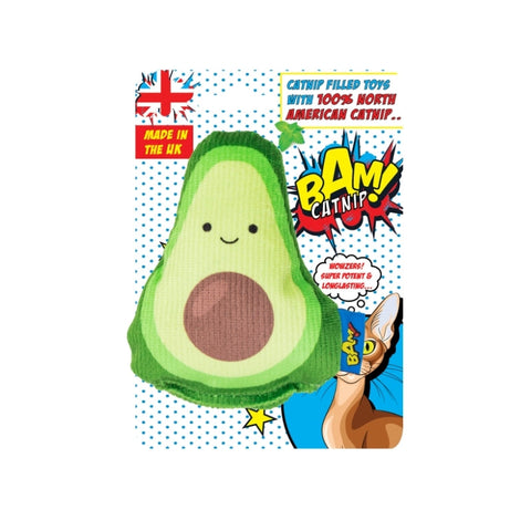 Bam：貓薄荷絨毛玩具 - 牛油果