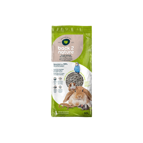 Back-2-Nature - Environmentally Friendly Recycled Paper Sand For Small Animals