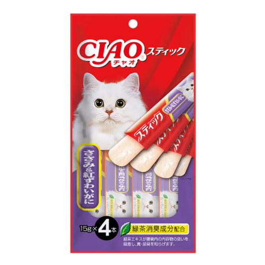 Ciao 伊納寶: CIAO寒天肉泥雞肉雪蟹口味