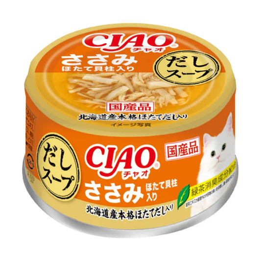 Ciao 伊納寶: CIAO高湯罐雞肉扇貝口味
