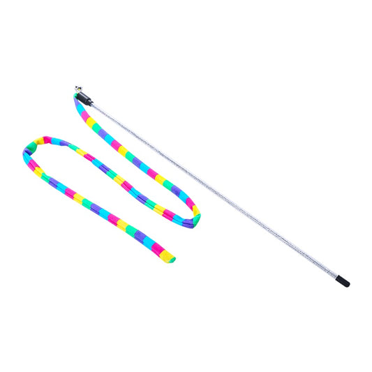 Chocolate Rainbow Bell Cat Tweeter (Red, Yellow, and Blue) - 46cm long