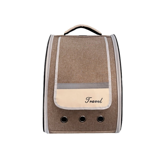 Chocolate: Roller-up Pet Carry - Dark Khaki