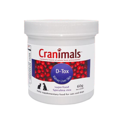 Cranimals：D-TOX 貓狗排毒抗敏莓粉 60g