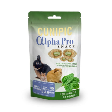 Cunipic 酷力比：穀物膨化菠菜醬夾心脆脆果50g