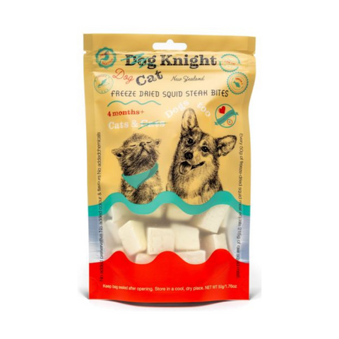 DogKnight：紐西蘭凍乾魷魚塊50g