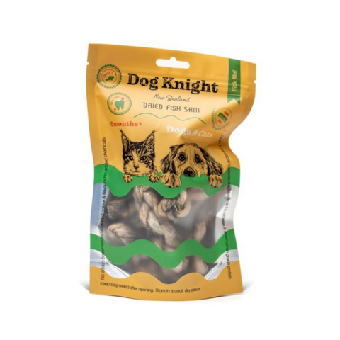 DogKnight：紐西蘭風乾鱈魚魚皮大麻花