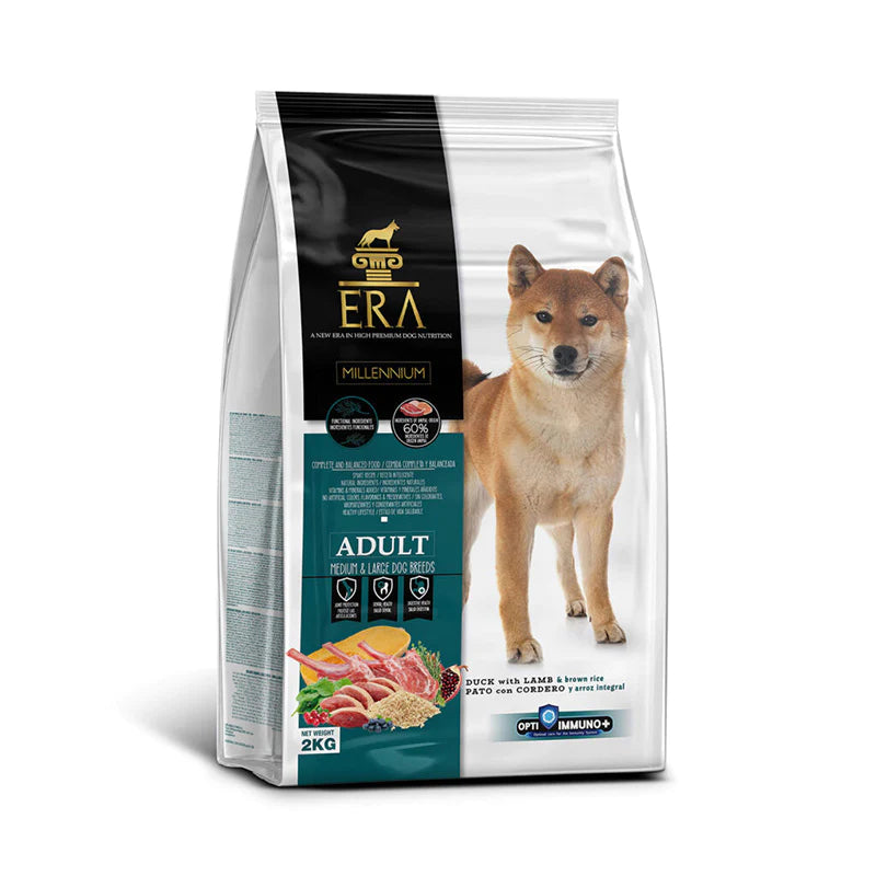 ERA：鮮鴨肉羊肉糙米全能中大型成犬配方