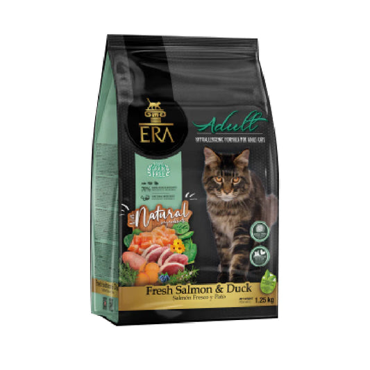 ERA：鮮三文魚鴨肉無穀物低敏(心血管加護)成貓配方