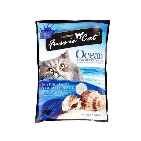 Fussie Cat 高竇貓：高竇貓礦物砂10L-海洋味