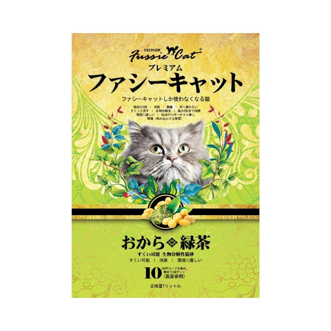 Fussie Cat 高竇貓：高竇貓綠茶味豆腐貓砂7L
