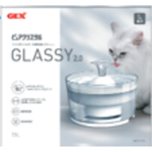 GEX：二代貓用靜音透明飲水機1.5L