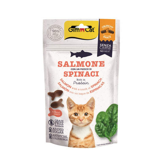 Gimcat 竣寶：無穀鬆脆三文魚菠菜小食 - 50g